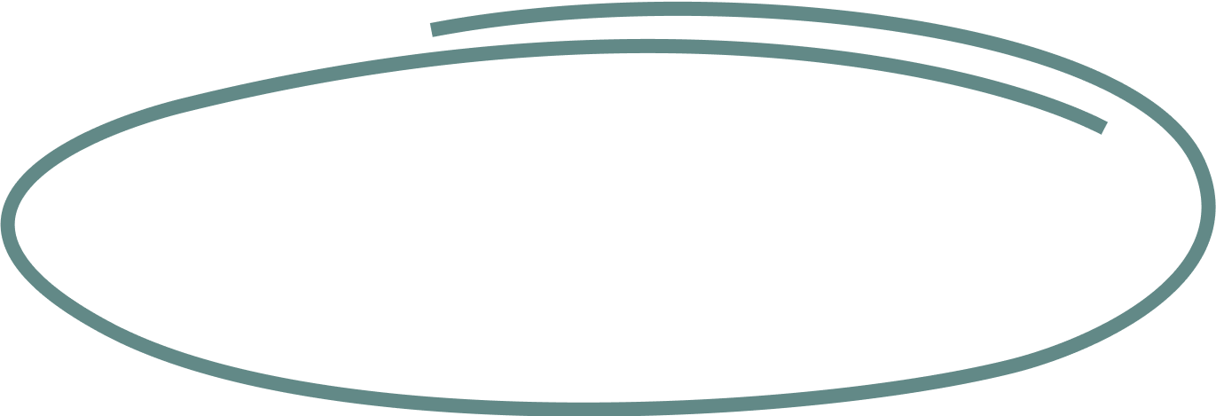 타이틀 제목을 강조하는 초록색 원형 이미지